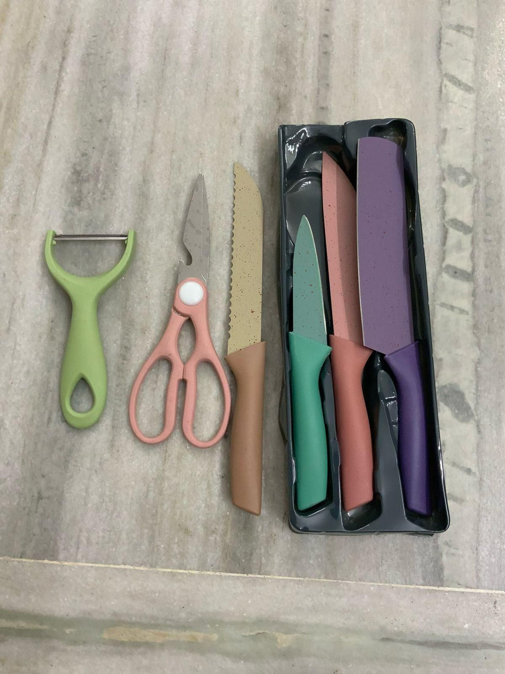 Colorful Kitchen Knife Set